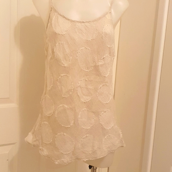 See Saw 2 Peice linen Top and Jacket 100 % Linen in Light biege size 12 - Picture 3 of 10